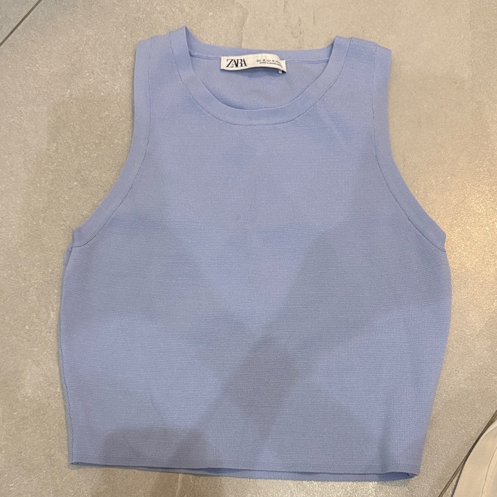 Zara Sky Blue Tank Top